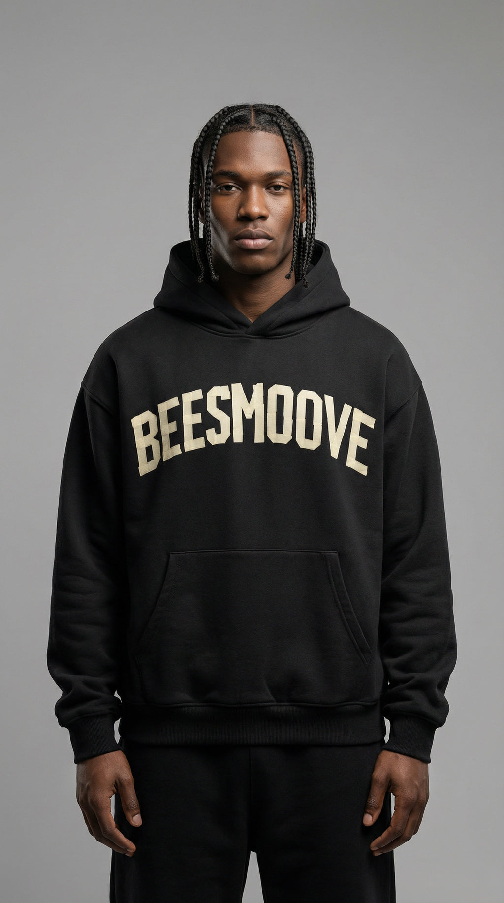 BEESMOOVE Legacy Arc Heavyweight Boxy Hoodie