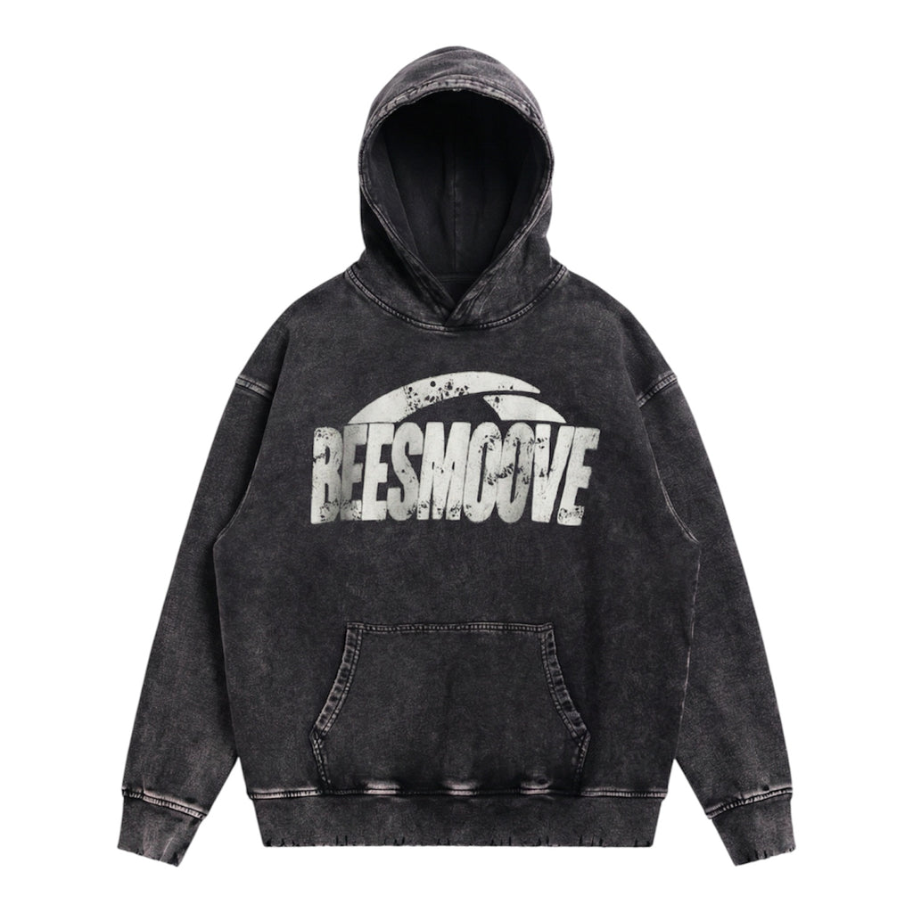 BEESMOOVE “Cold Era” Vintage Drop Heavyweight  Hoodie