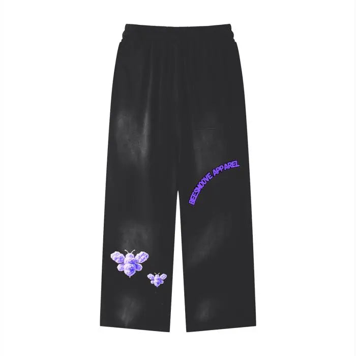 Beesmoove purple loyalty Effortless Athleisure Sweatpants - Beesmoove 