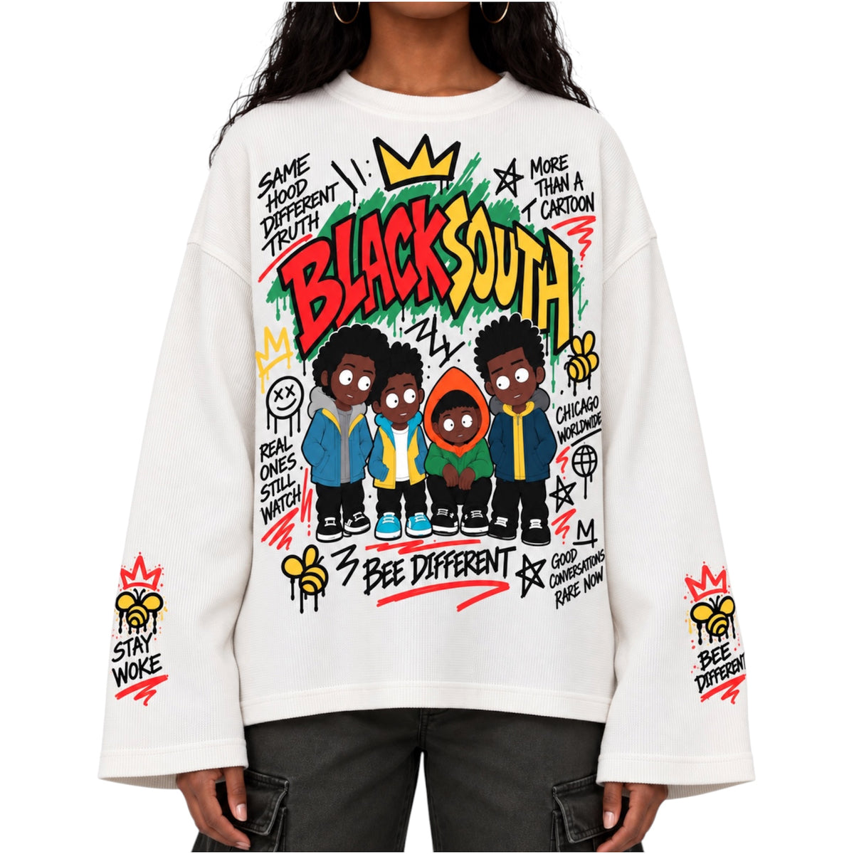 Beesmoove BlackSouth Bee Different Long Sleeve