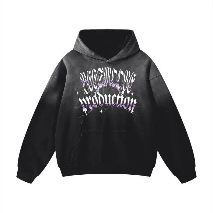 BEESMOOVE Electric Production Oversized Hoodie - Beesmoove 