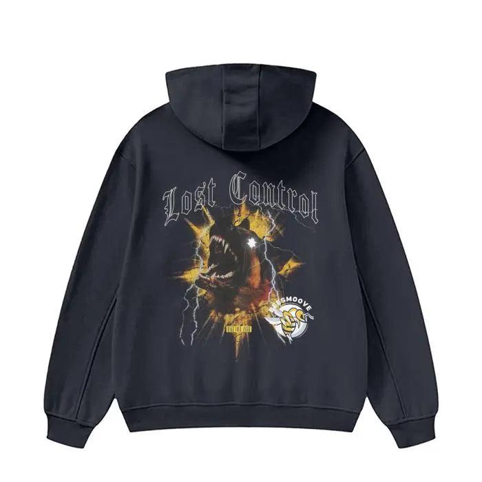 Beesmoove Lost Control High Neck Hoodie - Beesmoove 