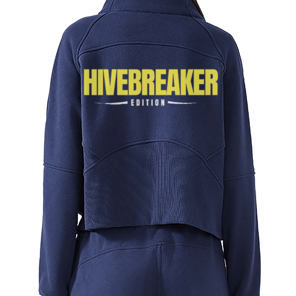 Beesmoove Hivebreaker Edition Cropped Half-Zip Hoodie - Beesmoove 