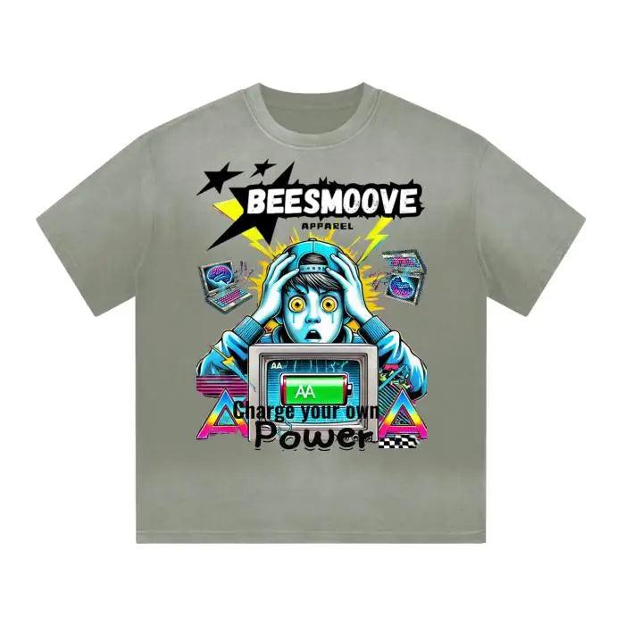 Beesmoove charge your own power T-Shirt - Beesmoove 