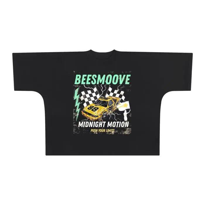 Beesmoove Limitless Drive Pattern Cut Boxy Tee - Beesmoove 