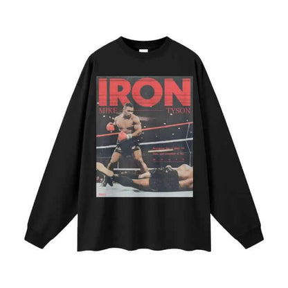 Beesmoove Iron Tyson Long Sleeve Tee - Beesmoove ODMPOD  44.98 Black-XL