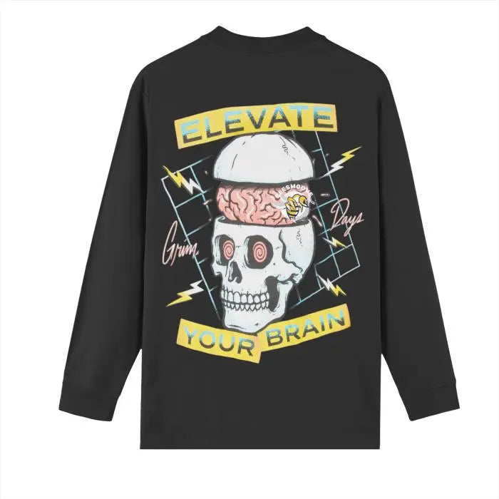 Unisex Crew Neck 270g Heavyweight 100% Cotton Drop Shoulder Long Sleeve Shirt ODMPOD  Beesmoove   Unisex Crew Neck 270g Heavyweight 100% Cotton Drop Shoulder Long Sleeve Shirt ODMPOD  Beesmoove  Beesmoove  ODMPOD Beesmoove   ODMPOD