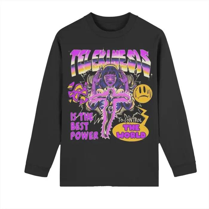 Beesmoove Telekinesis Power Tee Heavyweight Drop Shoulder Long Sleeve - Beesmoove 