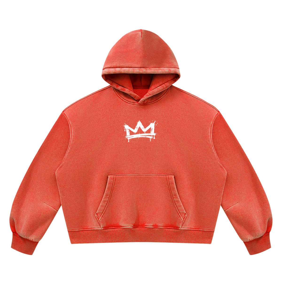Beesmoove BlackSouth Crown Set Wash Boxy Fleece Hoodie