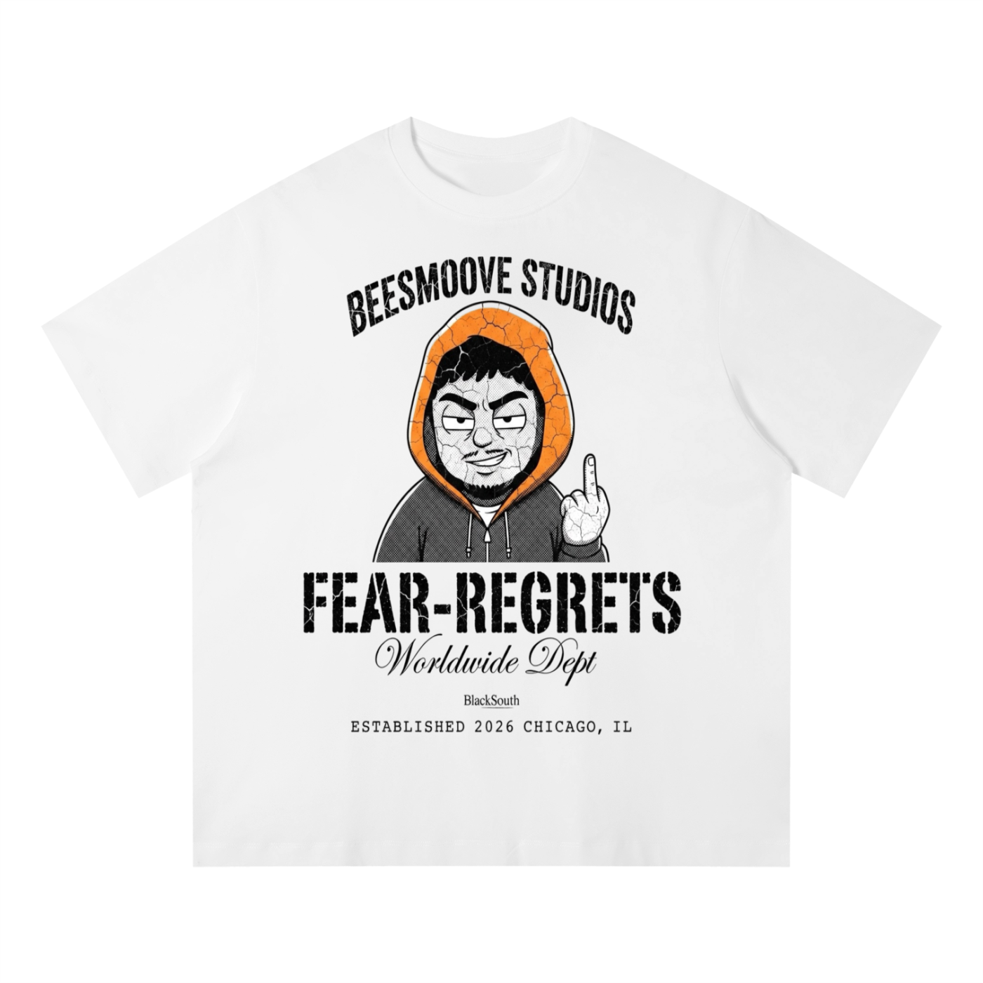 Beesmoove BlackSouth Corey Fear Regrets T-Shirt