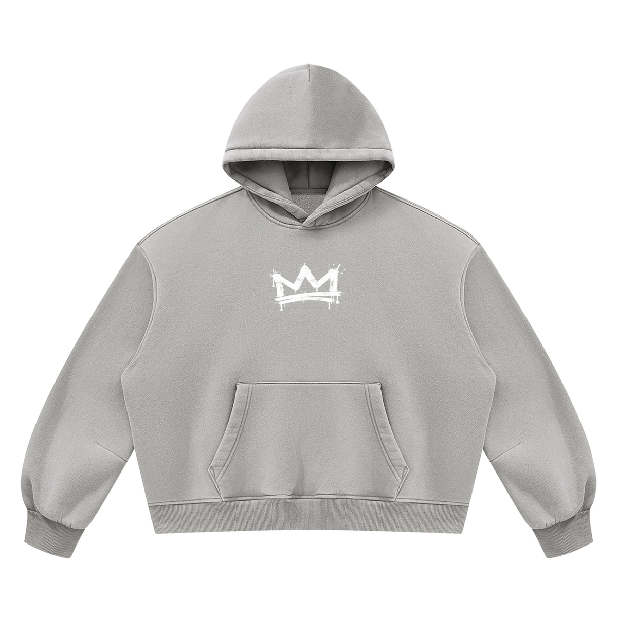 Beesmoove BlackSouth Crown Set Wash Boxy Fleece Hoodie