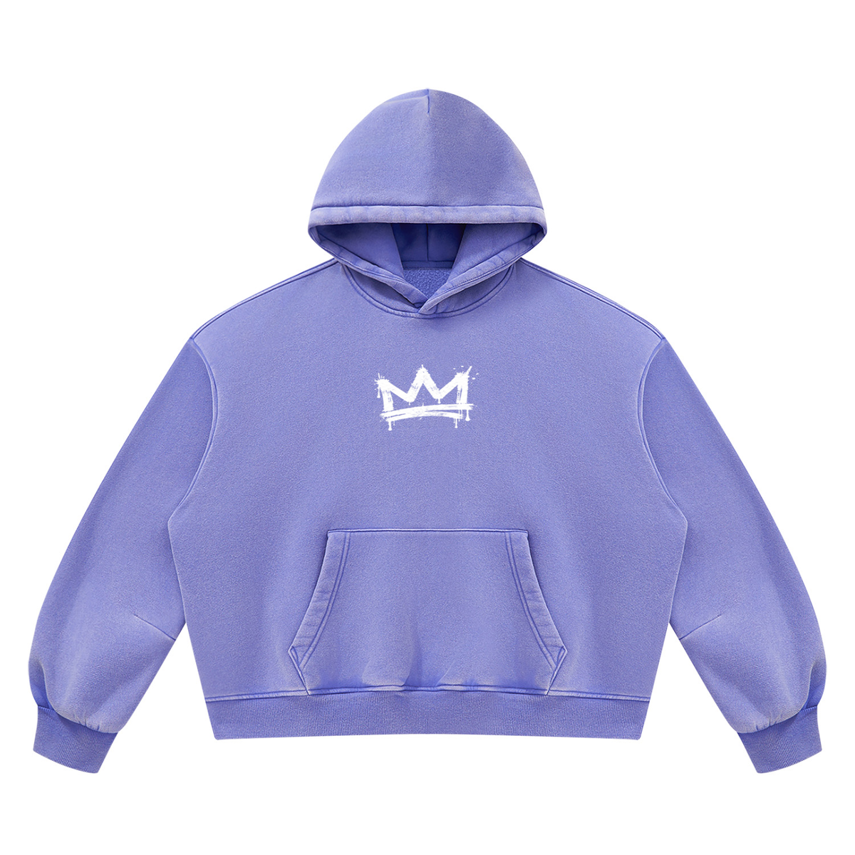 Beesmoove BlackSouth Crown Set Wash Boxy Fleece Hoodie