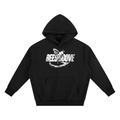 BEESMOOVE STING GRAIN Heavyweight Boxy Fleece Hoodie