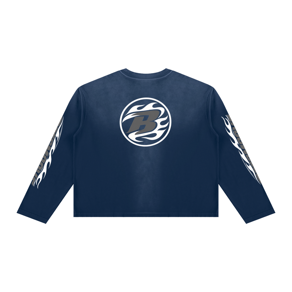 BEESMOOVE Stay Different Boxy Long Sleeve T-Shirt