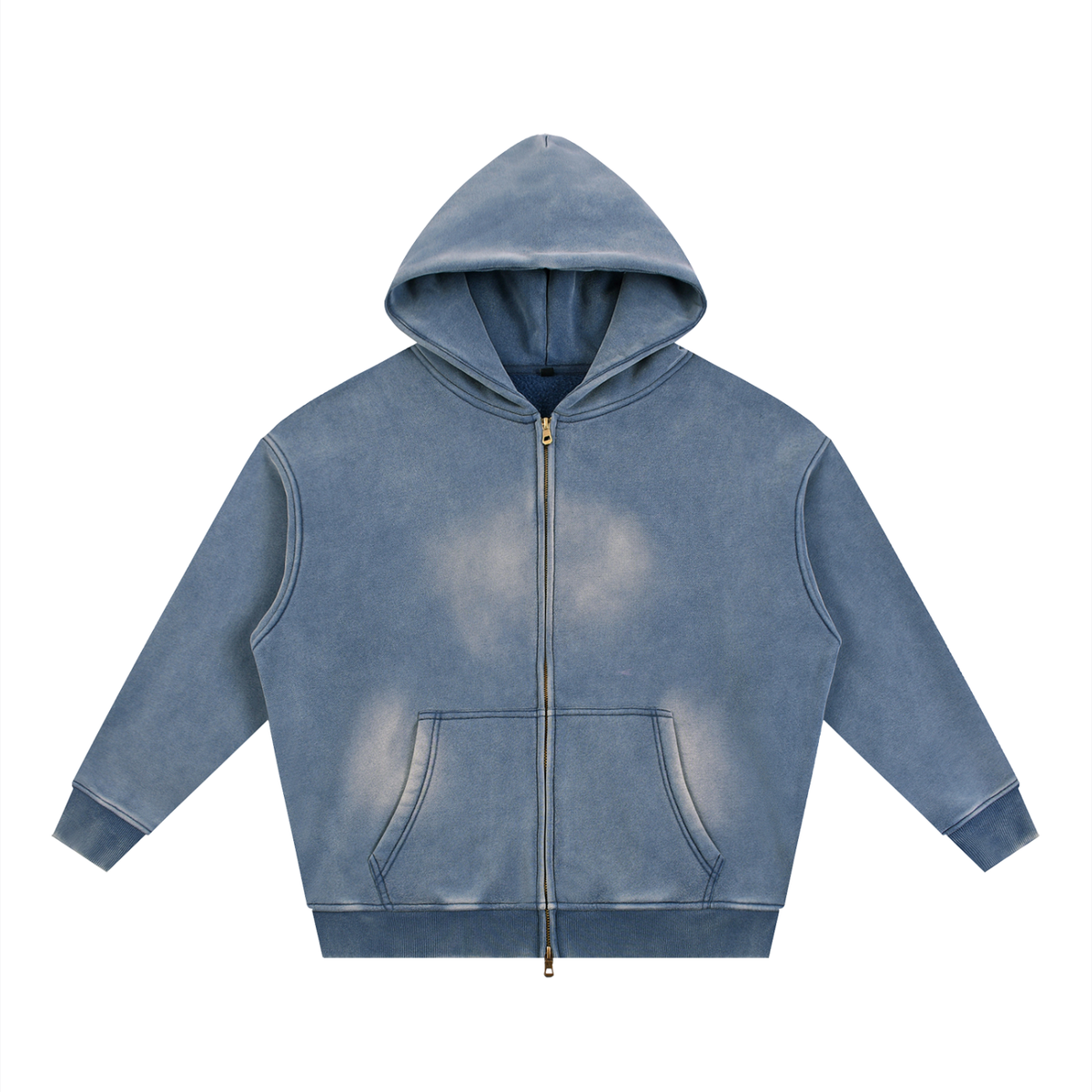 Beesmoove FOUNDATION ZIP
Zipper Boxy Fleece Hoodie