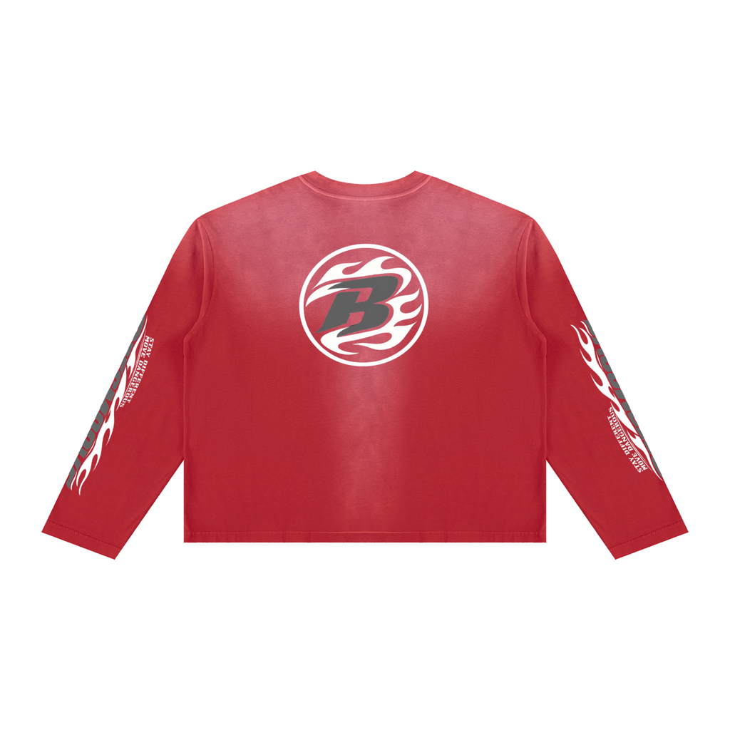 BEESMOOVE Stay Different Boxy Long Sleeve T-Shirt
