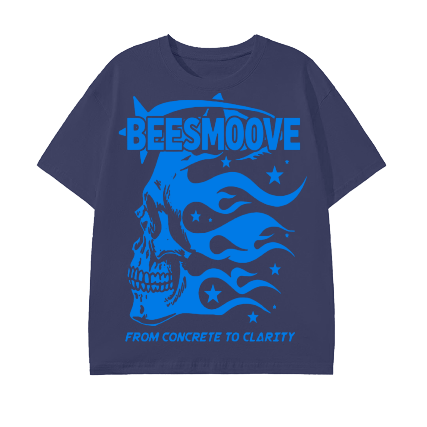 BEESMOOVE Afterlife Blue Drip T-Shirt - Beesmoove