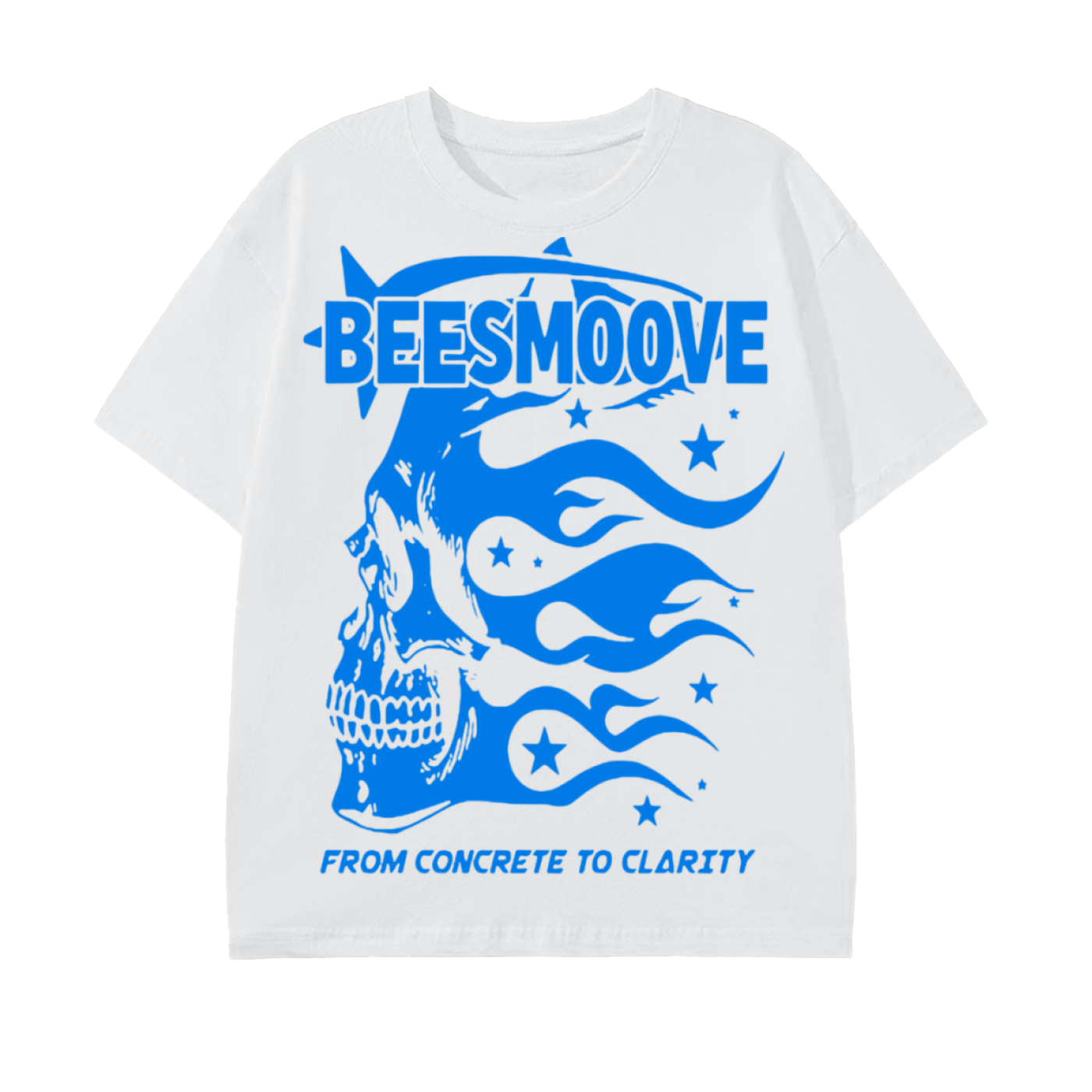 BEESMOOVE Afterlife Blue Drip T-Shirt - Beesmoove