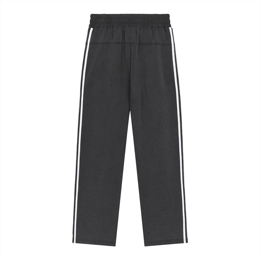 BEESMOOVE Afterlife Drip Snow Washed Contrast Tape Sweatpants - Beesmoove