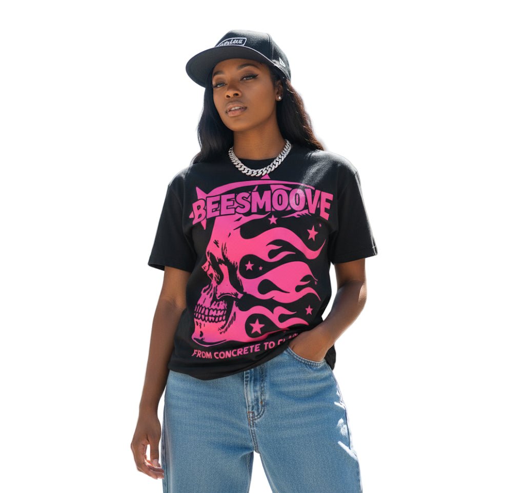 BEESMOOVE Afterlife Pink Drip T-Shirt - Beesmoove