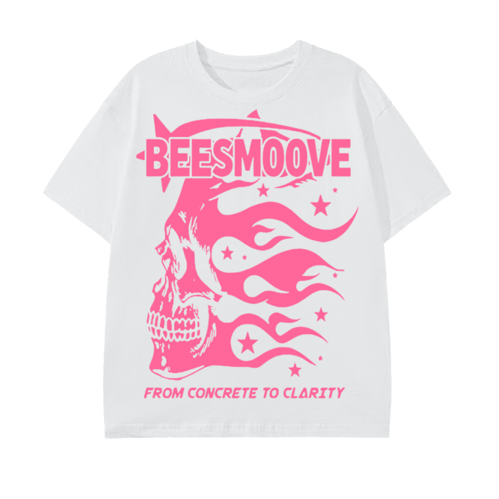 BEESMOOVE Afterlife Pink Drip T-Shirt - Beesmoove