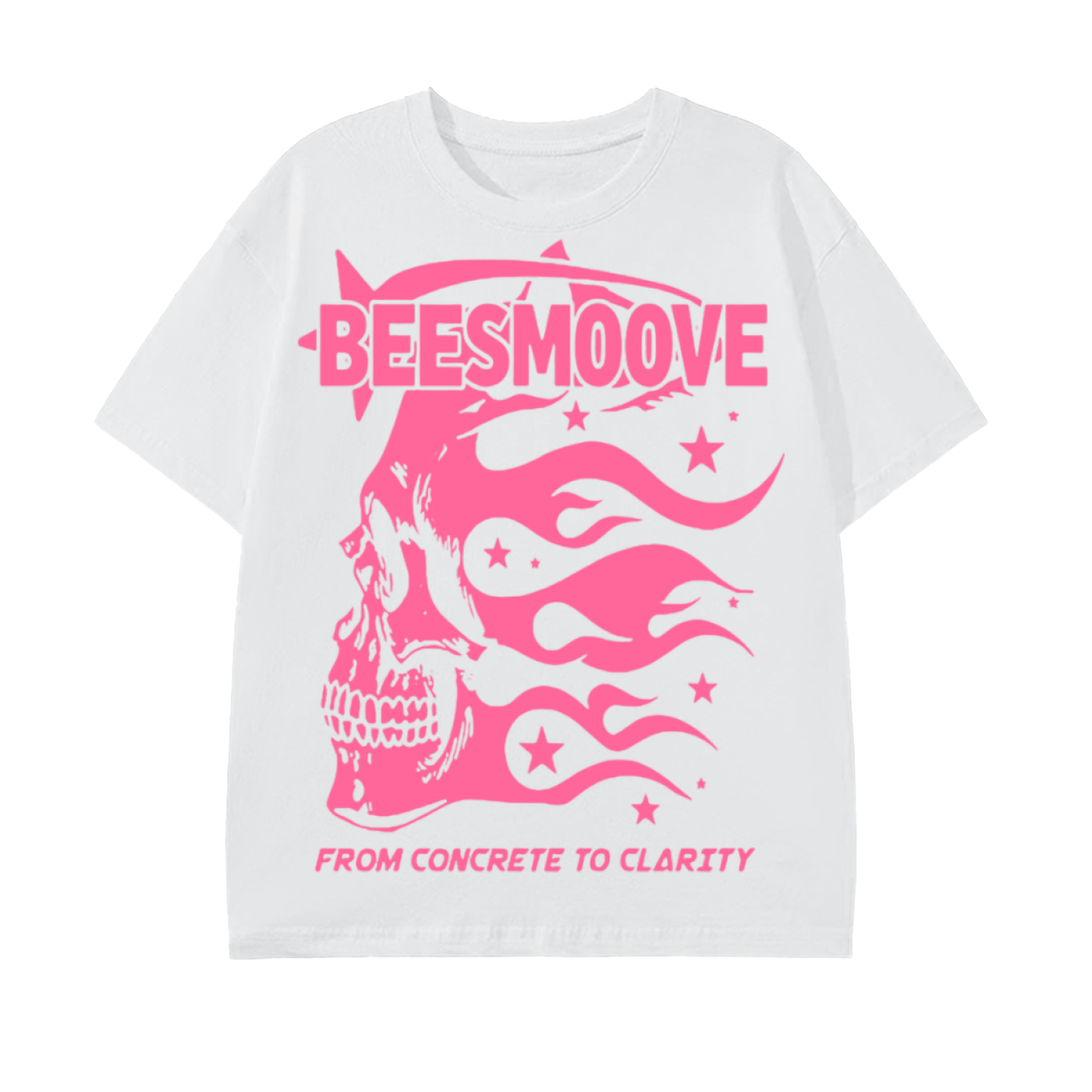 BEESMOOVE Afterlife Pink Drip T-Shirt - Beesmoove