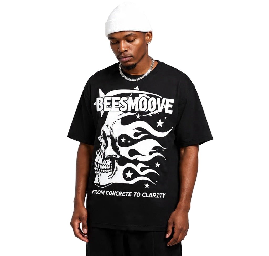 BEESMOOVE Afterlife White Drip T-Shirt - Beesmoove