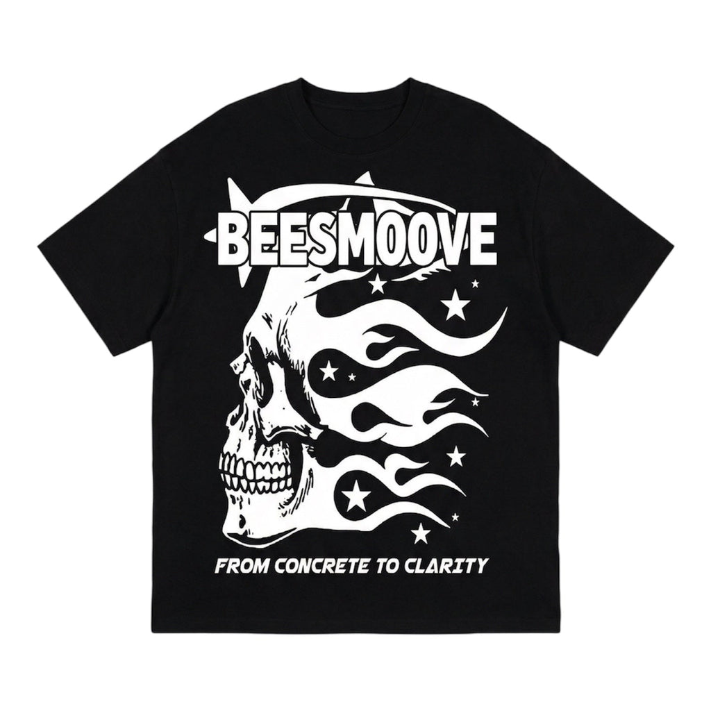 BEESMOOVE Afterlife White Drip T-Shirt - Beesmoove