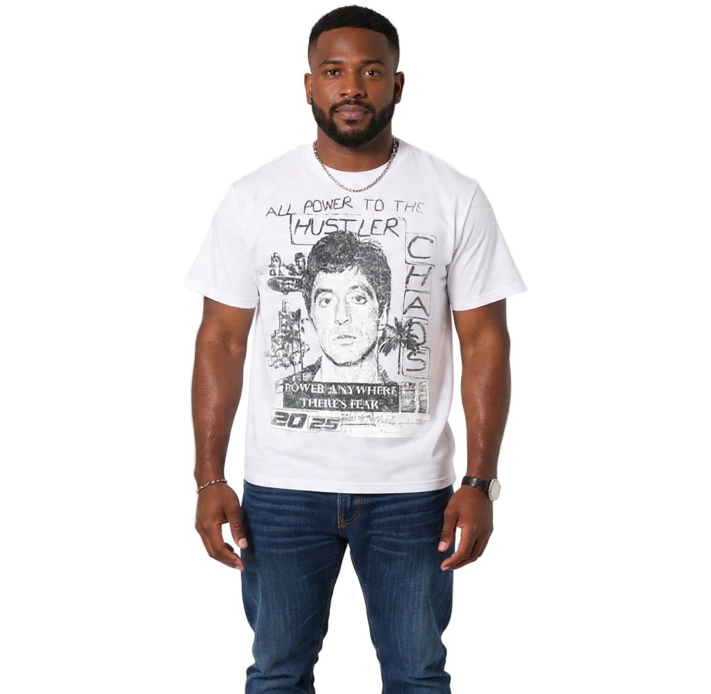 BEESMOOVE ALL POWER TO THE HUSTLER T-Shirt - Beesmoove