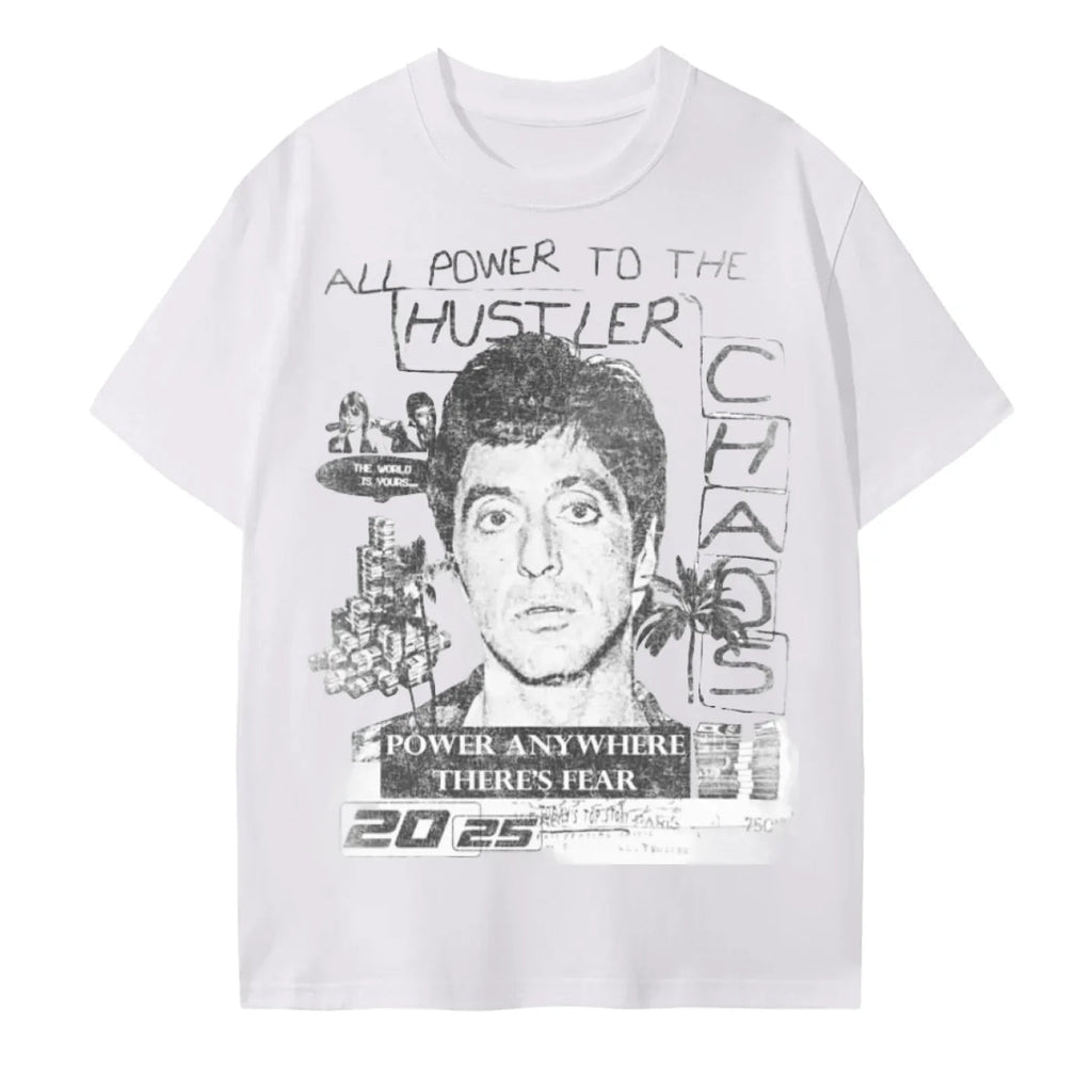 BEESMOOVE ALL POWER TO THE HUSTLER T-Shirt - Beesmoove