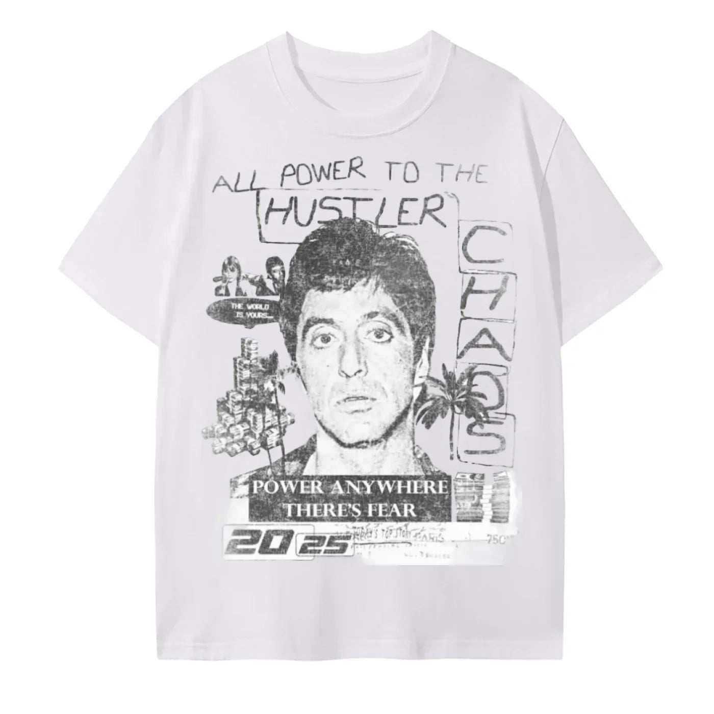 BEESMOOVE ALL POWER TO THE HUSTLER T-Shirt - Beesmoove