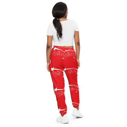 Beesmoove all star famous red woman’s track pants - Beesmoove