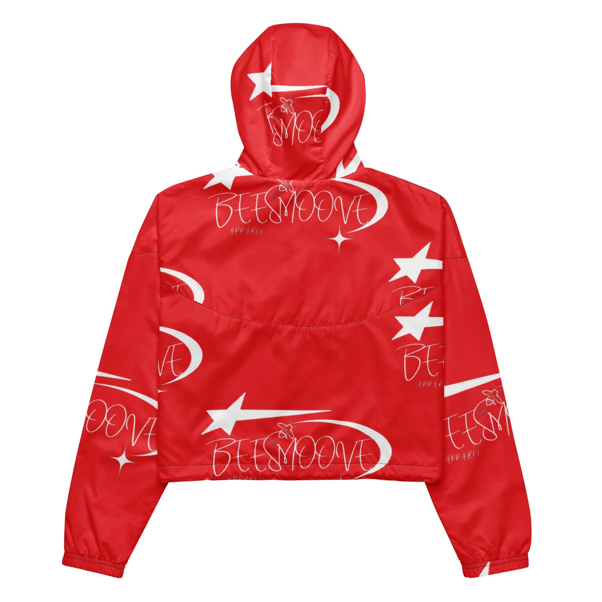 Beesmoove all star famous red Women’s cropped windbreaker - Beesmoove