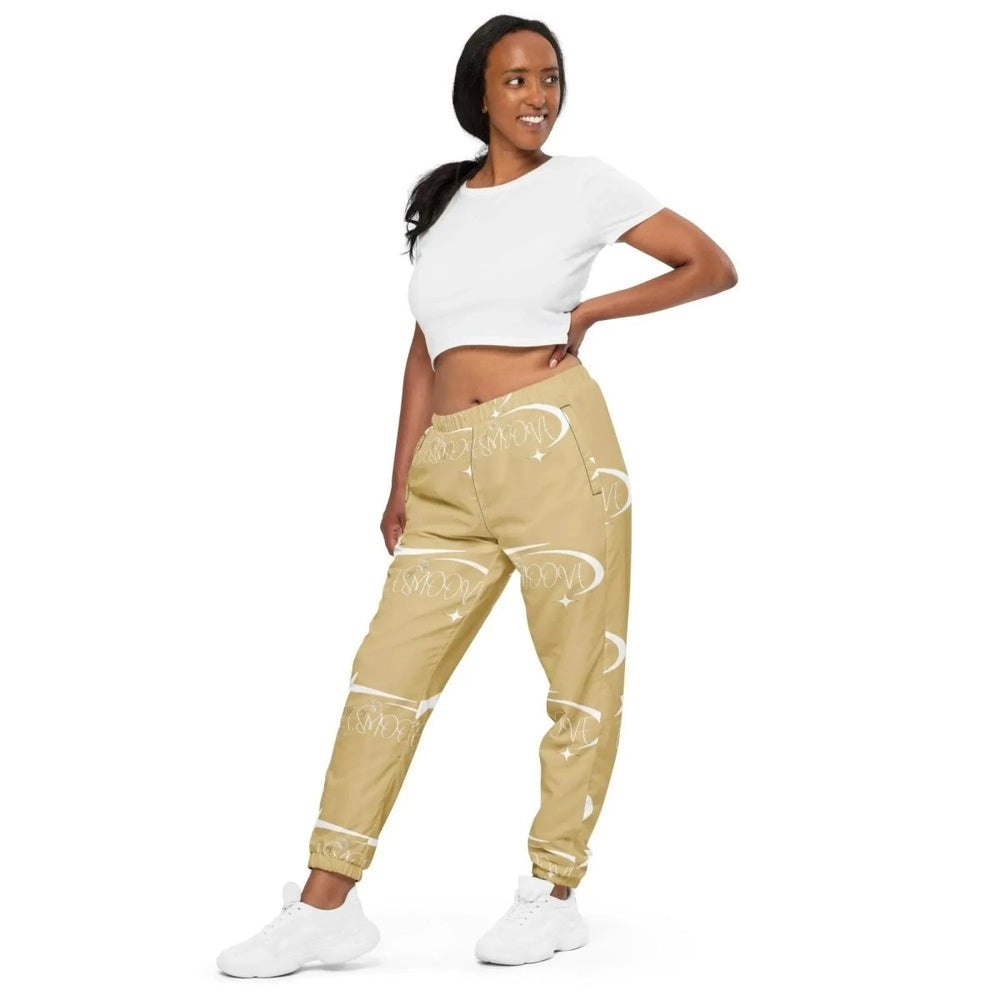 Beesmoove all star famous woman’s tan track pants - Beesmoove