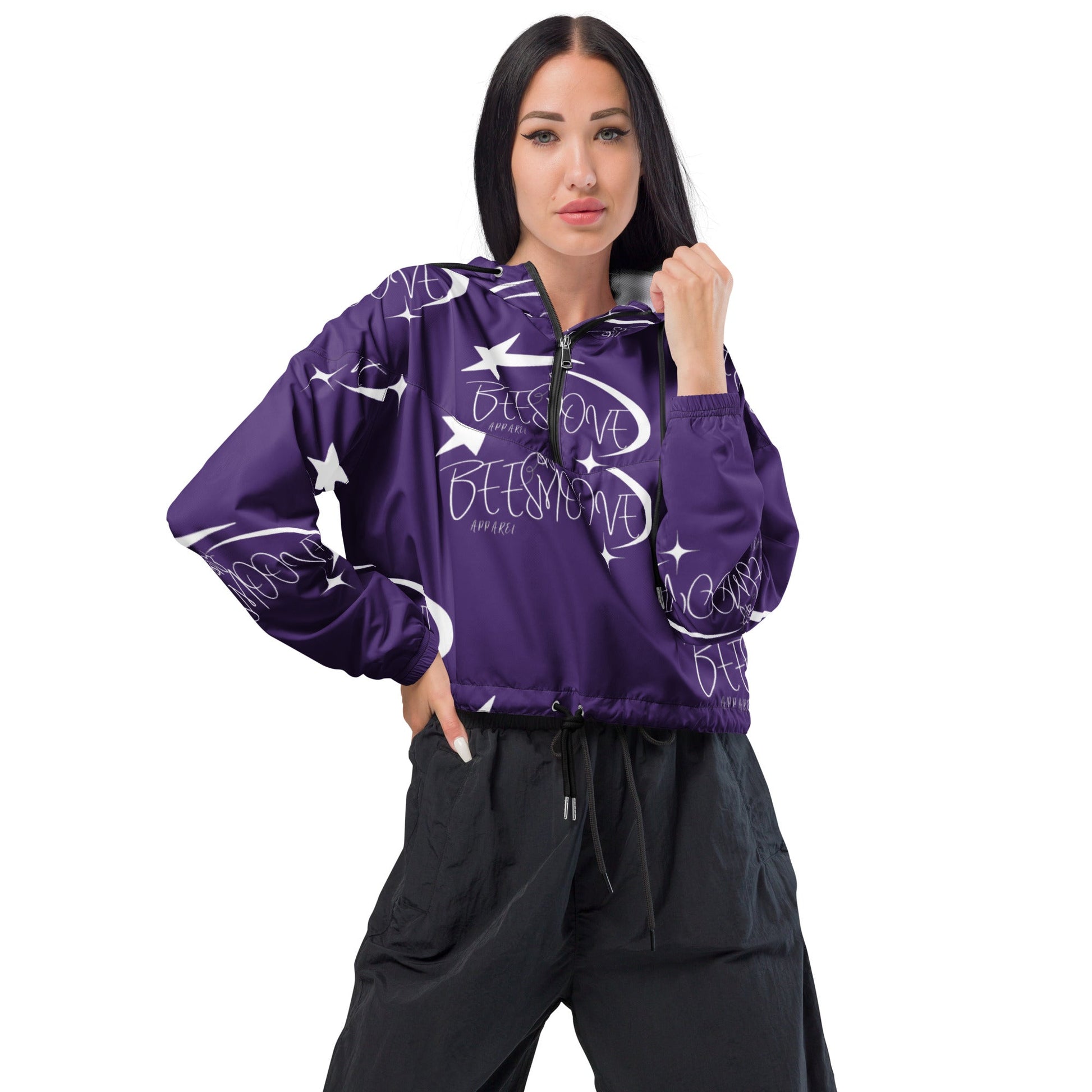 Beesmoove all star famous Women’s cropped windbreaker - Beesmoove