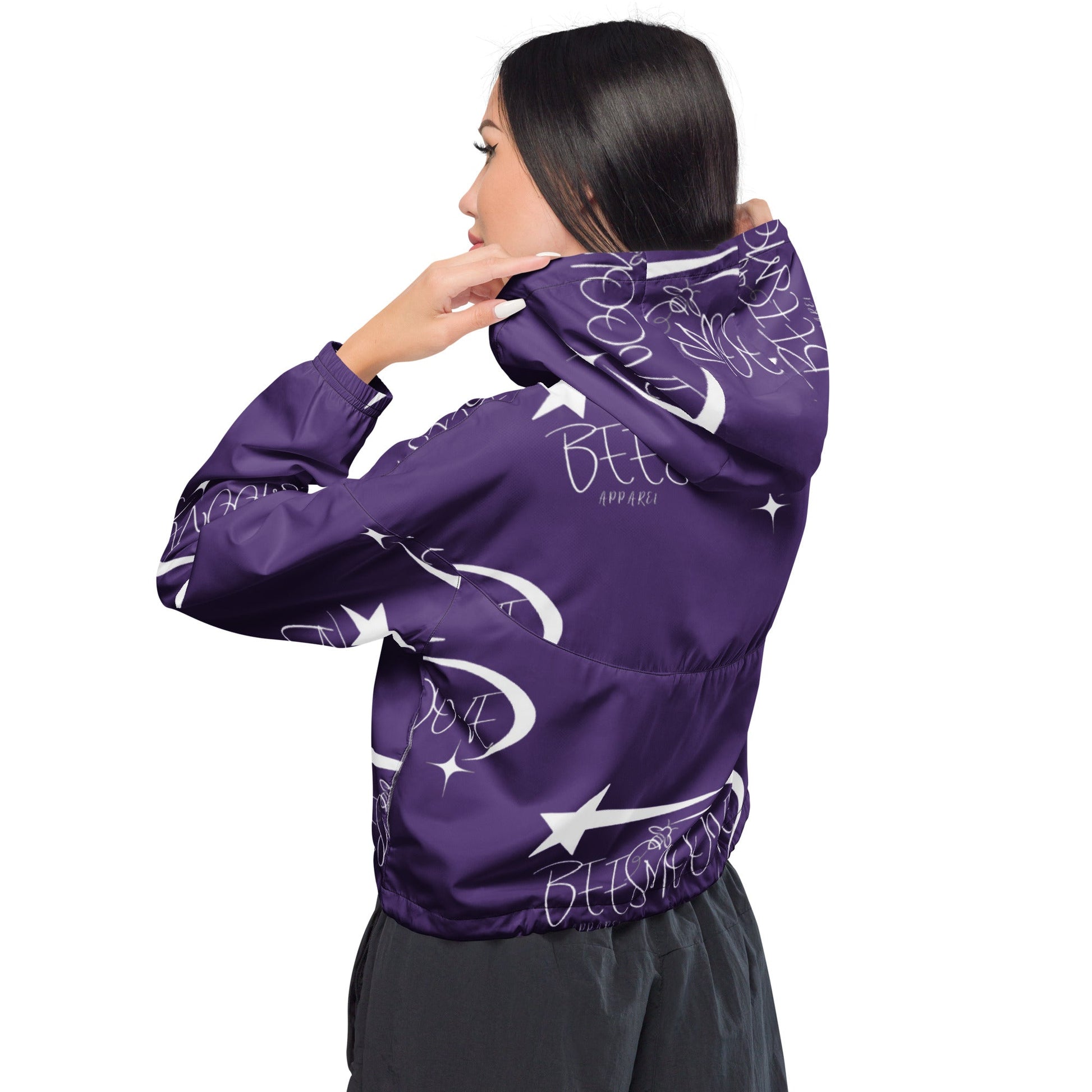 Beesmoove all star famous Women’s cropped windbreaker - Beesmoove