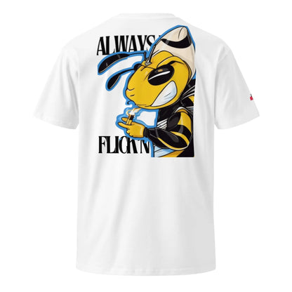 Beesmoove always bee flick’N black Unisex premium t-shirt - Beesmoove