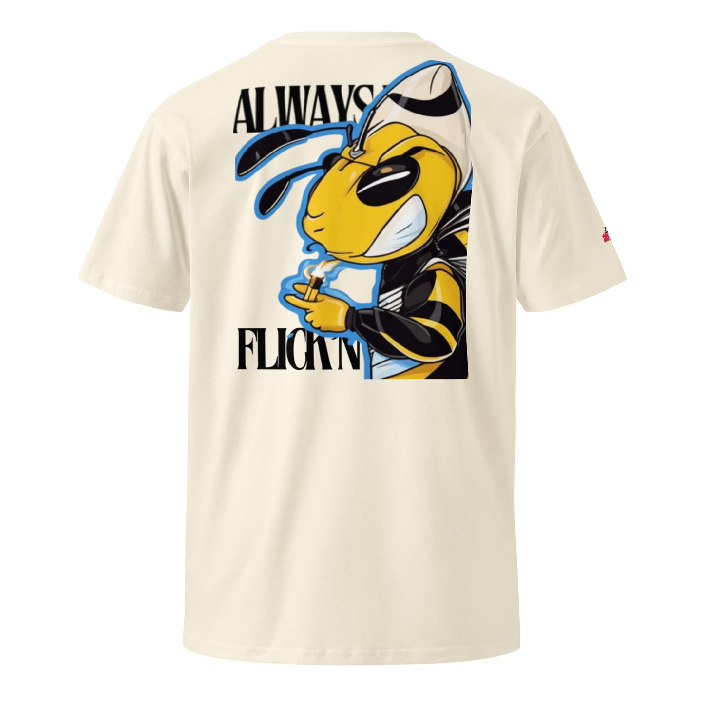 Beesmoove always bee flick’N black Unisex premium t-shirt - Beesmoove