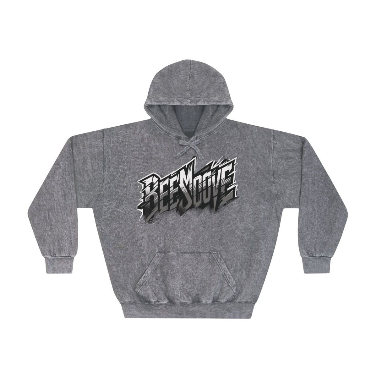 Beesmoove angry studio crazy face Unisex Mineral Wash Hoodie - Beesmoove