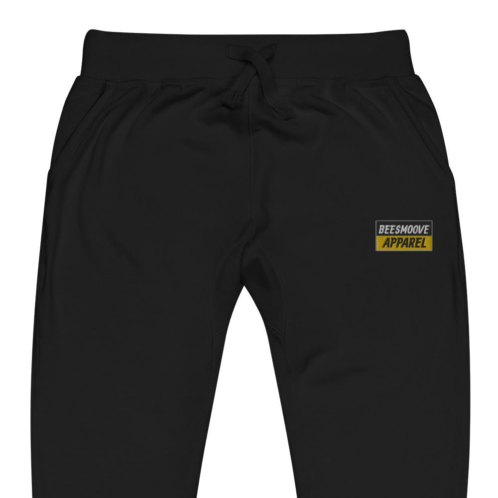 Beesmoove apparel black&gold mark Unisex fleece sweatpants - Beesmoove