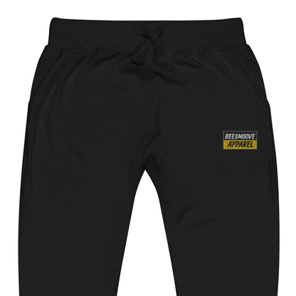 Beesmoove apparel black&gold mark Unisex fleece sweatpants - Beesmoove