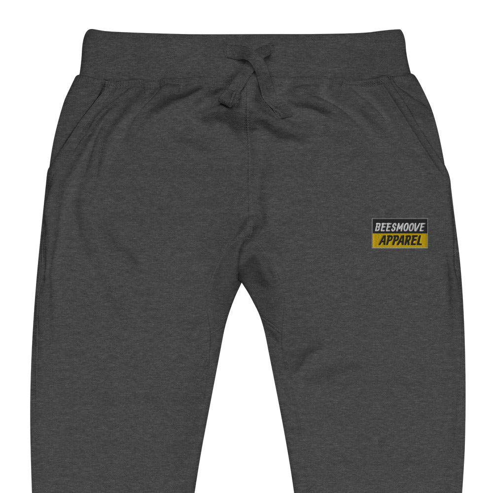 Beesmoove apparel black&gold mark Unisex fleece sweatpants - Beesmoove