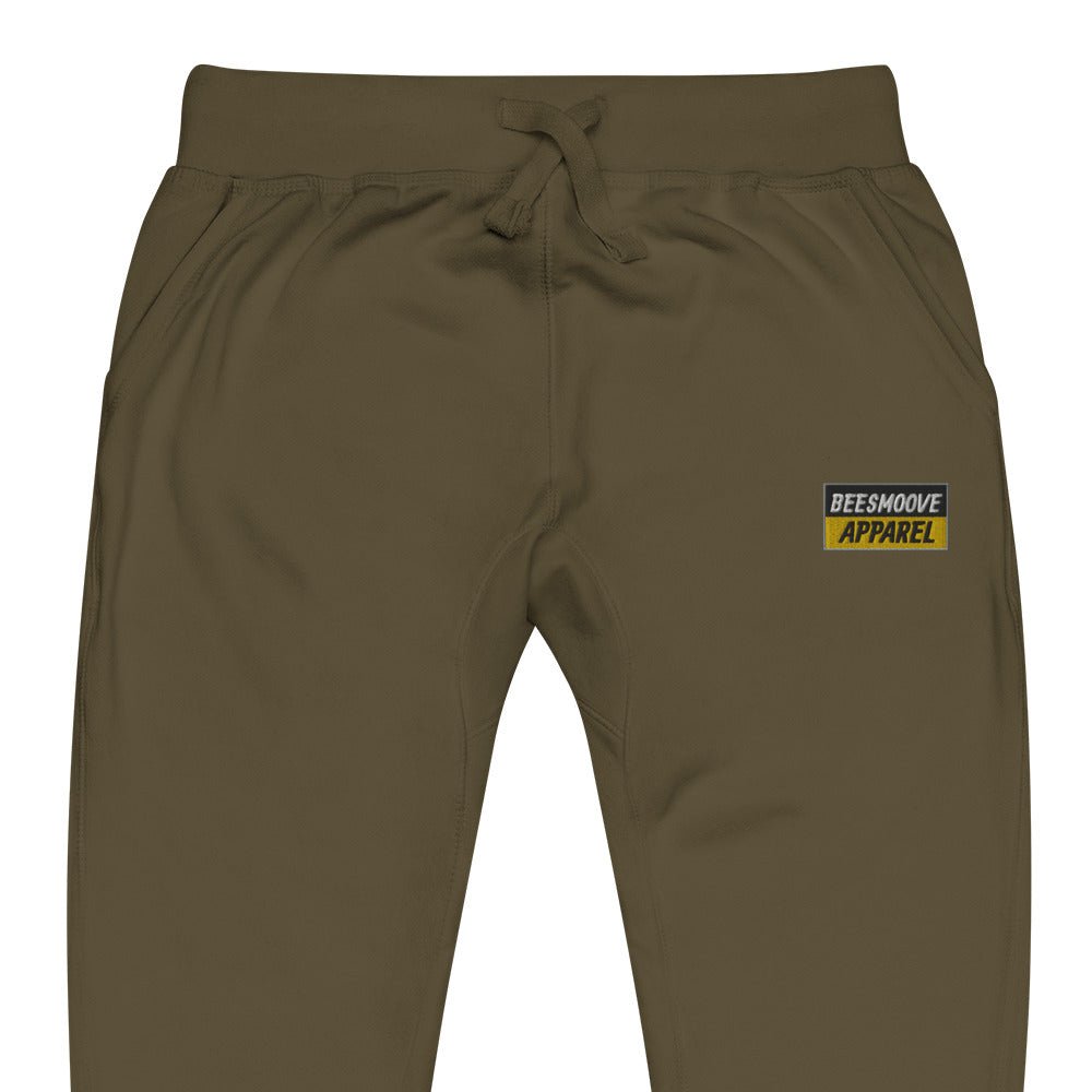 Beesmoove apparel black&gold mark Unisex fleece sweatpants - Beesmoove