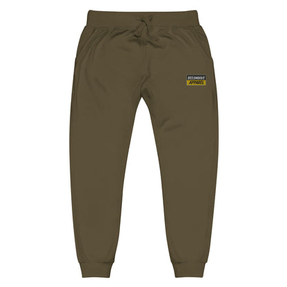 Beesmoove apparel black&gold mark Unisex fleece sweatpants - Beesmoove