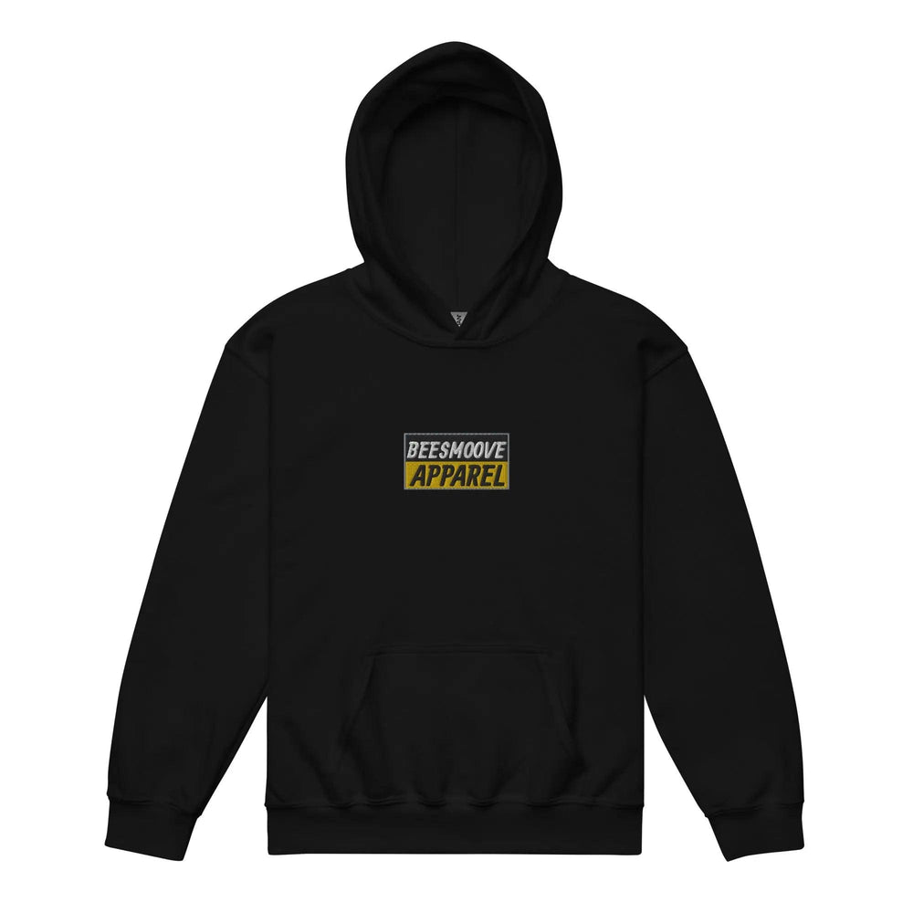 Beesmoove apparel black&gold mark Youth heavy blend hoodie - Beesmoove 