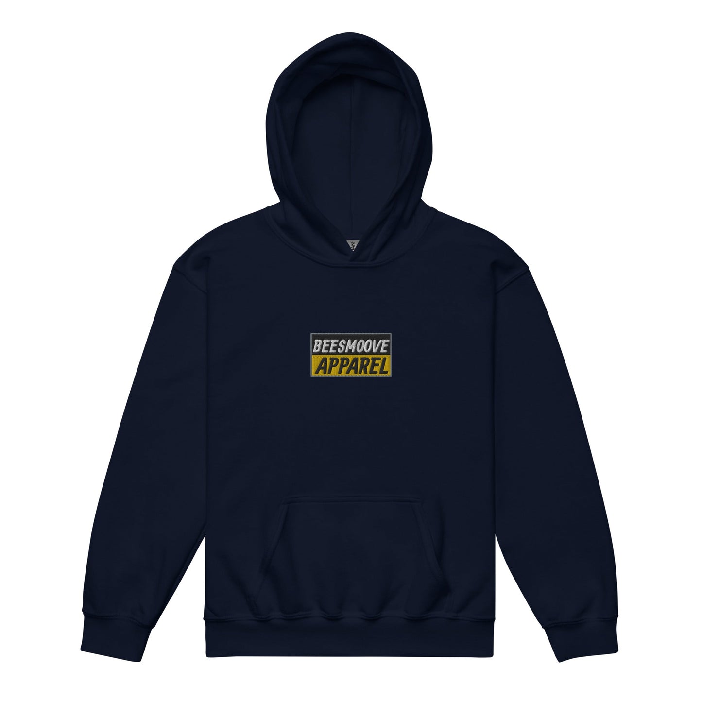 Beesmoove apparel black&gold mark Youth heavy blend hoodie - Beesmoove