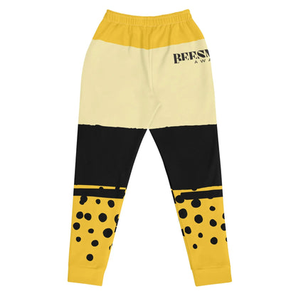 Beesmoove awaken yellow black white Women's Joggers - Beesmoove