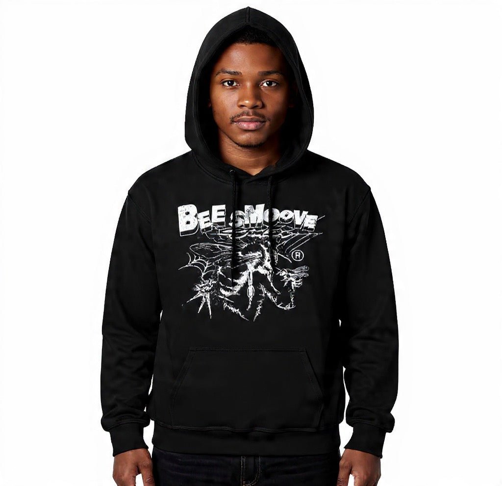 BEESMOOVE B - Squadron: Black Ops Basic 100% Cotton Hoodie - Beesmoove