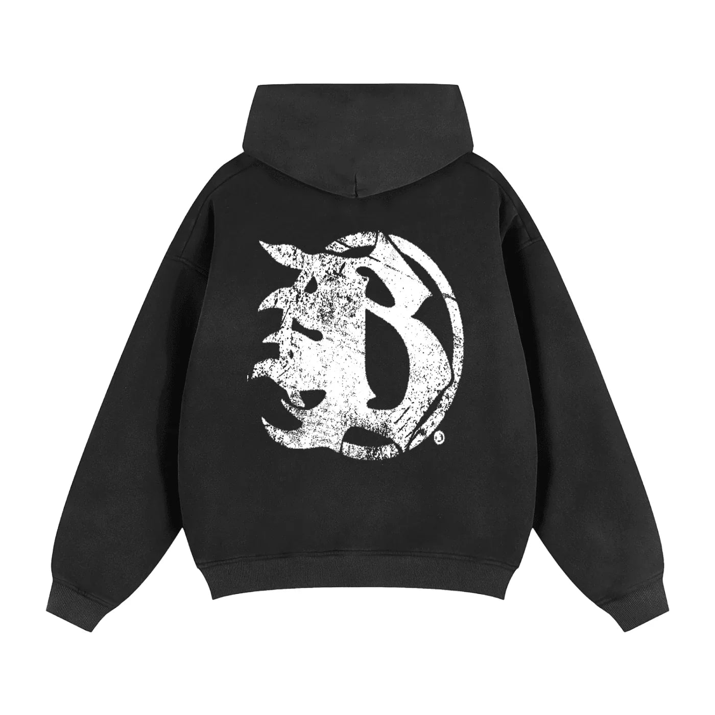 BEESMOOVE B - Squadron: Black Ops Elite Edition Two - way Zipper Boxy Hoodie - Beesmoove