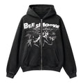 BEESMOOVE B - Squadron: Black Ops Elite Edition Two - way Zipper Boxy Hoodie - Beesmoove